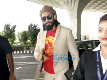 Ranveer Singh and Urvashi Rautela snapped at the airport