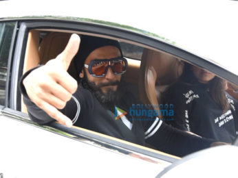 Ranveer Singh poses with his birthday present, Aston Martin