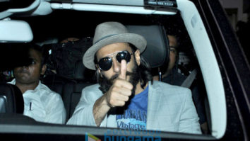 Ranveer Singh and Ileana D’Cruz snapped at Sunny Super sound post dubbing
