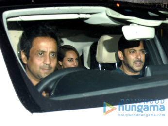 Salman Khan, Sonakshi Sinha and Iulia Vantur snapped post party at close friends place in Bandra