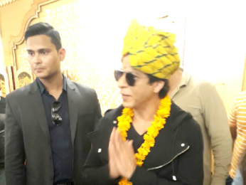 Shah Rukh Khan receives a royal welcome in Rajasthan