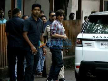 Shah Rukh Khan snapped at filmcity