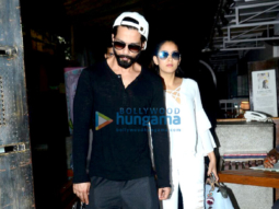 Shahid Kapoor and wife Mira Rajput snapped post lunch date at Out of the Blue restaurant in Bandra