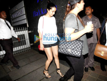 Shraddha Kapoor snapped with friends at Hakassan