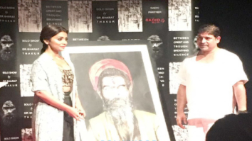 Shriya Saran attends Dr. Bharath Thakur’s Solo Art Exhibition