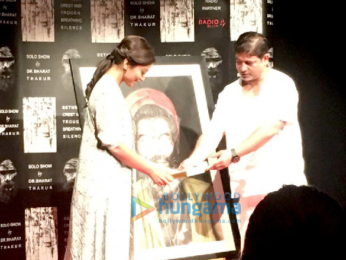 Shriya Saran attends Dr. Bharath Thakur’s Solo Art Exhibition