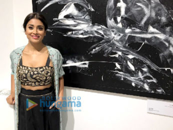 Shriya Saran attends Dr. Bharath Thakur’s Solo Art Exhibition