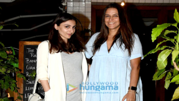 Soha Ali Khan and Neha Dhupia snapped in Bandra