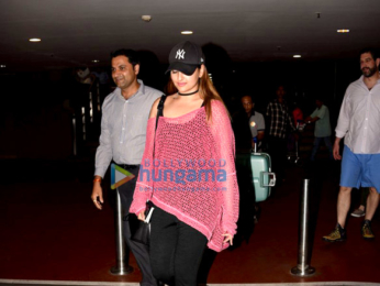 Sonakshi Sinha arrives from USA