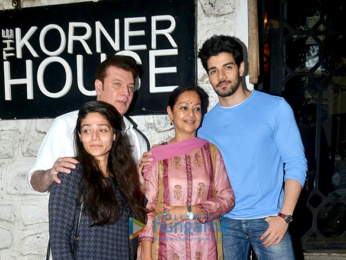 Sooraj Pancholi & Family snapped post lunch at The Korner House