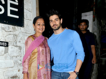 Sooraj Pancholi & Family snapped post lunch at The Korner House