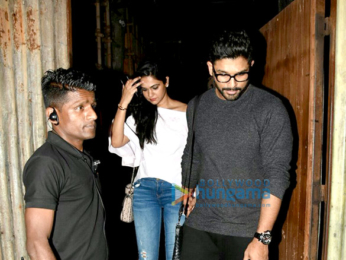 South Superstar Allu Arjun snapped with his wife post dinner at Social in Khar