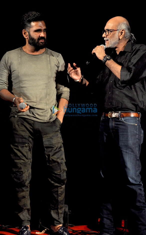 suniel shetty unveils the trailer of the rally 3