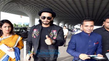 Superstar Ranveer Singh snapped at international airport