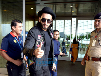 Superstar Ranveer Singh snapped at international airport