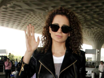 Sushant Singh Rajput and Kangna Ranaut snapped at the airport