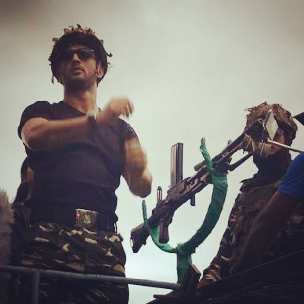 Sushant Singh Rajput does commando training with CRPF Jawans in Manipur