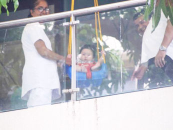 AWESOME: Taimur Ali Khan swinging in his house balcony is the cutest thing you will see on the internet today AWESOME: Taimur Ali Khan swinging in his house balcony is the cutest thing you will see on the internet today