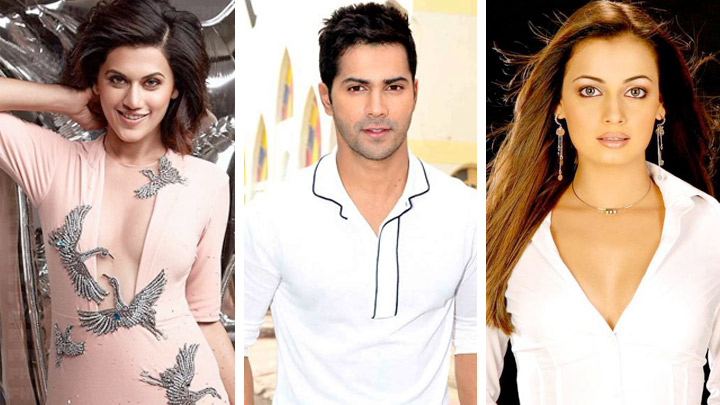 Varun Dhawan, Dia Mirza & Taapsee Pannu SIZZLE On The Stage Of IIFA Stomp At Times Square Varun Dhawan, Dia Mirza & Taapsee Pannu SIZZLE On The Stage Of IIFA Stomp At Times Square