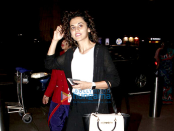 The cast of Salman Khan starrer Judwaa 2 snapped at the airport