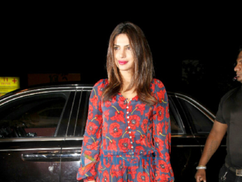 The ever stunning Priyanka Chopra was snapped with others when they attended her manager Mrinal's birthday bash at 'The Bandra Project'