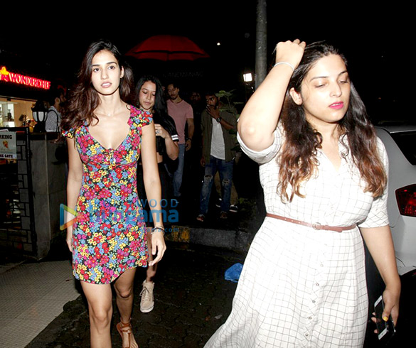 tiger shroff disha patani and nidhhi agerwal at the launch of mane maniac salon 8