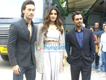 Tiger Shroff, Nidhhi Agerwal and Nawazuddin Siddiqui at the press conference of 'Main Hoon Michael'