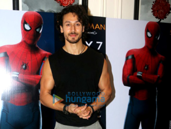 Tiger Shroff and Disha Patani snapped at 'Spider-Man Homecoming' screening