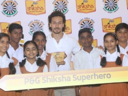Tiger Shroff at the campaign launch of P&G Shiksha