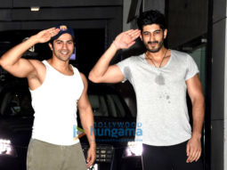 Varun Dhawan and Mohit Marwah snapped post their gym session in Bandra