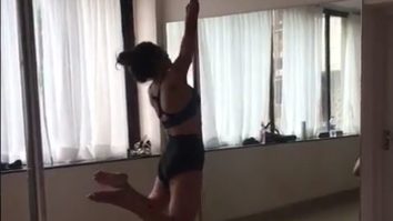 WOW! Esha Gupta tries her hand at pole dancing