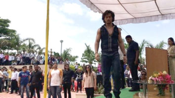 Tiger Shroff Performs Stunt In Front Of A Live Audience