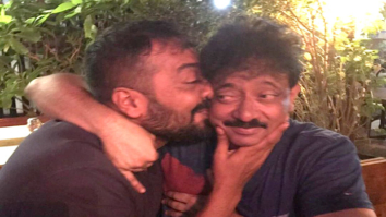 WTF! Ram Gopal Varma and Anurag Kashyap go on a KISSING SPREE in a public place