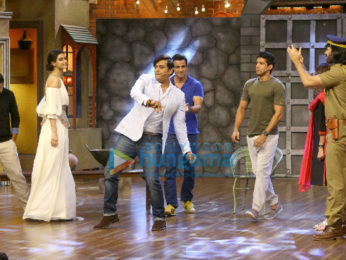 Farhan Akhtar and Diana Penty promote 'Lucknow Central' on Drama Company