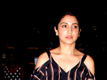Sanjay Dutt, Anushka Sharma and Sidharth Malhotra at the airport