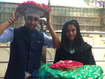 Aadar Jain and Anya Singh visit Ajmer Sharif Dargah
