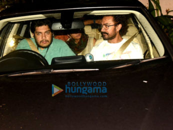 Aamir Khan, Fatima Sana Shaikh & Kiran Rao snapped post watching a play in Mumbai