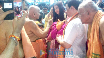 Aishwarya Rai Bachchan and Sachin Tendulkar family visits the GSB Ganesha in Wadala