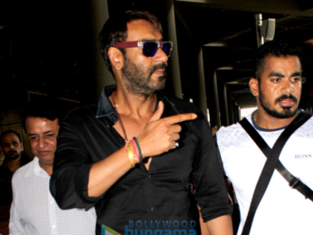 Ajay Devgn snapped at the airport