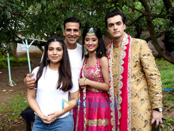 Akshay Kumar and Bhumi Pednekar promote their film 'Toilet – Ek Prem Katha' on Yeh Rishta Kya Kehlata Hai