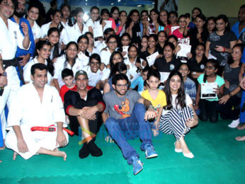 Akshay Kumar and Bhumi Pednekar at Martial Arts School's Graduation Day