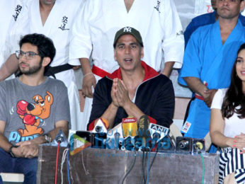 Akshay Kumar and Bhumi Pednekar at Martial Arts School's Graduation Day