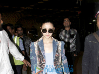 Alia Bhatt snapped at the airport