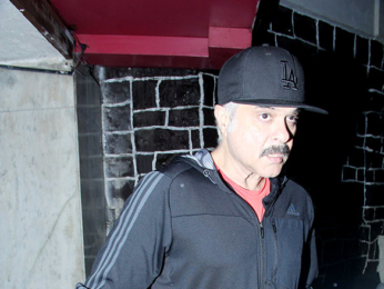 Anil Kapoor spotted in a new look for his film 'Fanney Khan' at BBlunt Salon