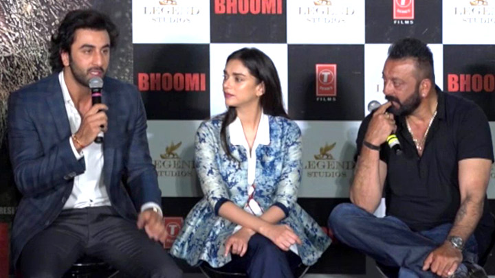 “Anything For You Ranbir Kapoor”: Sanjay Dutt | Jagga Jasoos | Bhoomi Trailer Launch “Anything For You Ranbir Kapoor”: Sanjay Dutt | Jagga Jasoos | Bhoomi Trailer Launch