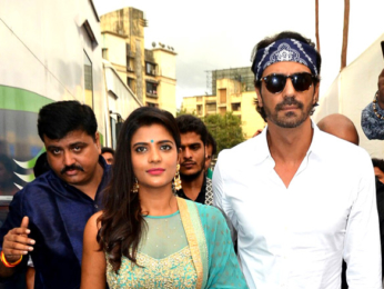 Arjun Rampal and Aishwarya Rajesh promote 'Daddy' at Dahi Handi Celebrations