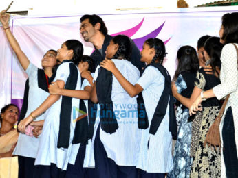 Arjun Rampal unveils a new song for movie 'Daddy' at Dagdi Chawl