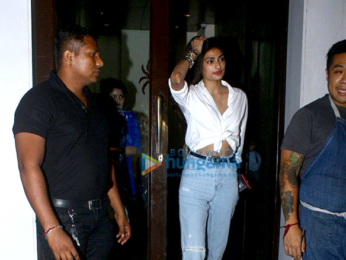 Athiya Shetty and Anshula Kapoor snapped post dinner at Bastian, Bandra