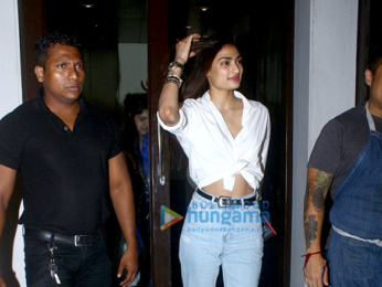 Athiya Shetty and Anshula Kapoor snapped post dinner at Bastian, Bandra
