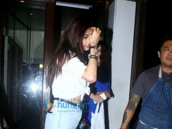 Athiya Shetty and Anshula Kapoor snapped post dinner at Bastian, Bandra